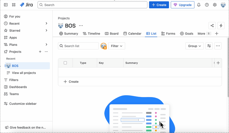 Jira security issue creation demo